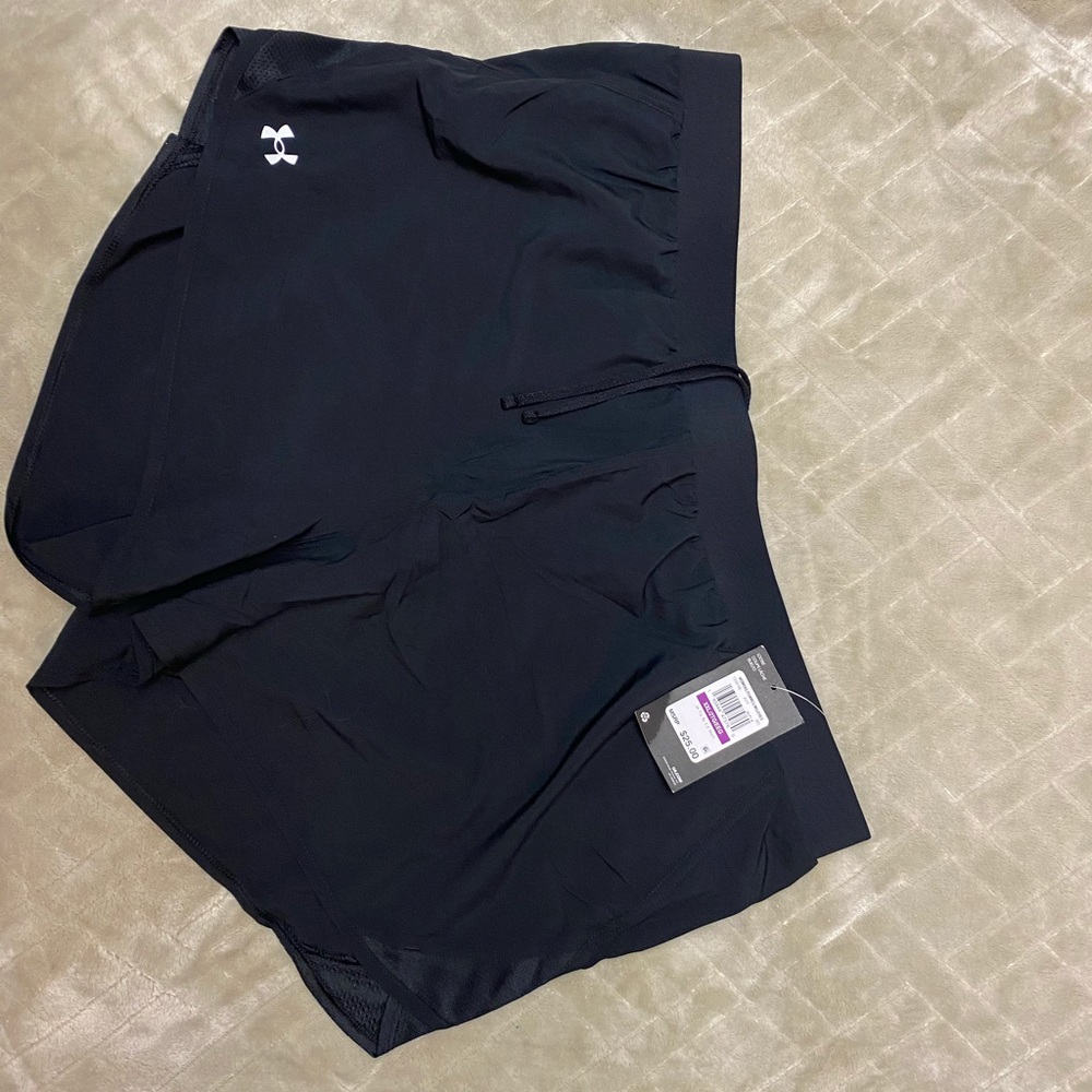 black under armour women’s shorts